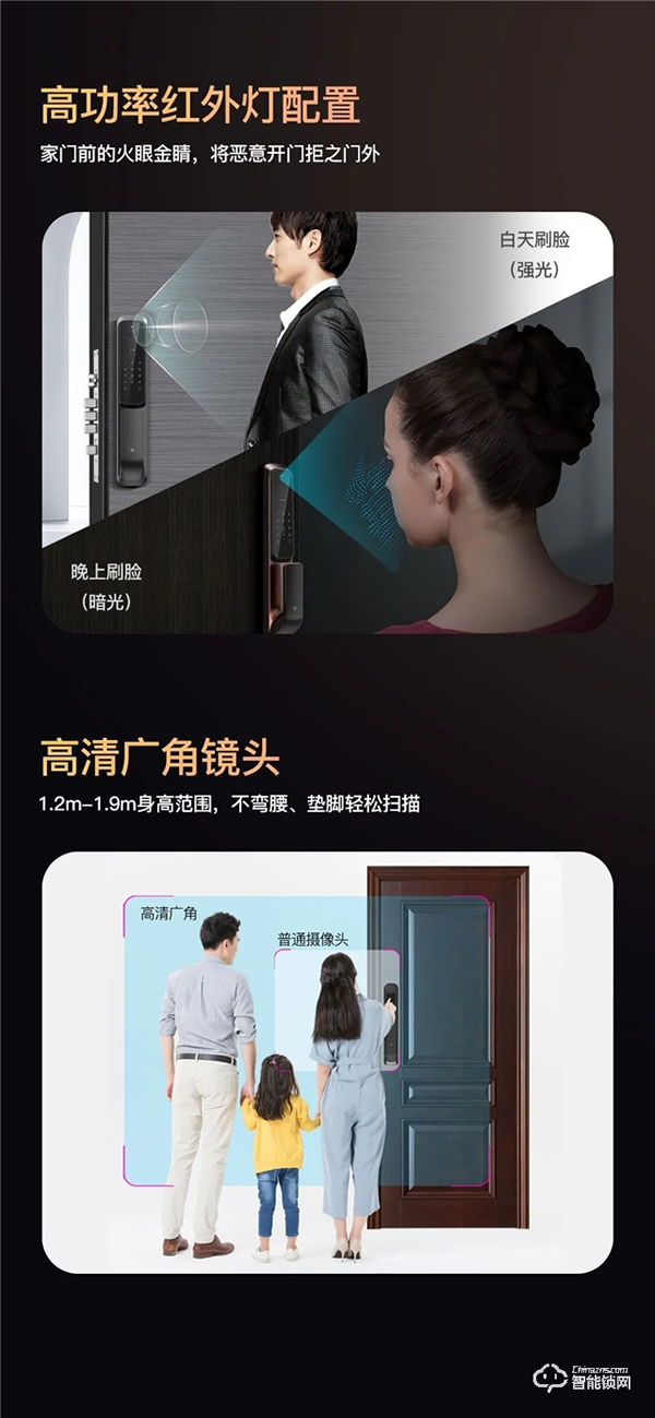 新品上市｜名門(mén)K10全自動(dòng)智能鎖穩(wěn)，主動(dòng)可視快，無(wú)感刷臉