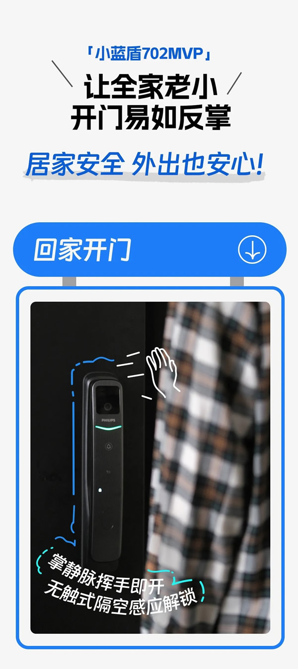 揮手秒開門！這就是我選擇飛利浦小藍盾702MVP的理由
