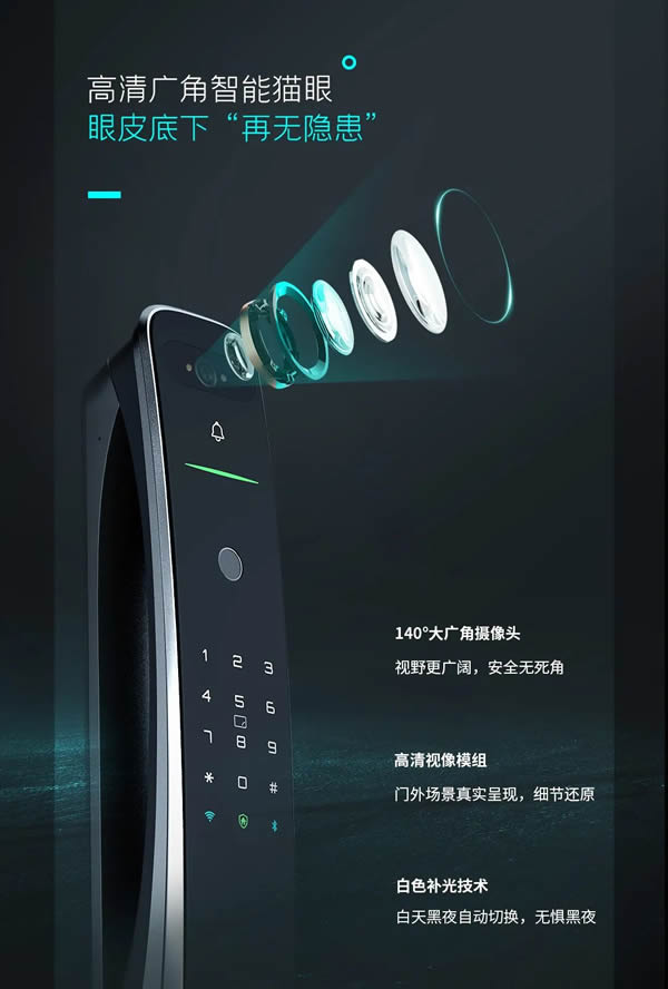 亞太天能·新品首發(fā) | 智屏貓眼全自動(dòng)智能鎖A9p震撼上市！