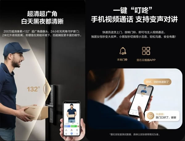 一握一推，螢石新款智能鎖帶你開啟便捷生活_2