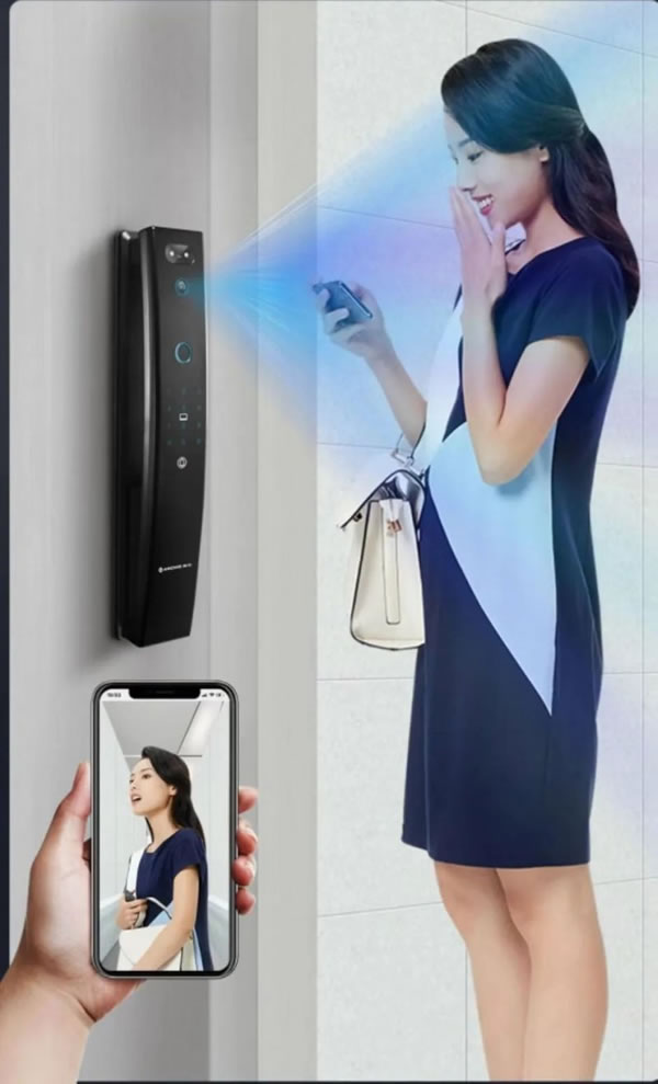 雅潔智能鎖M500-FR，開啟3D人臉識(shí)別高科技_3